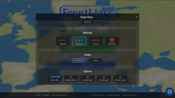 FrontWars gameplay screenshot 1