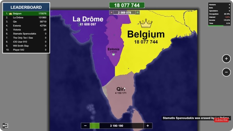 Territorial.io strategy screenshot 1
